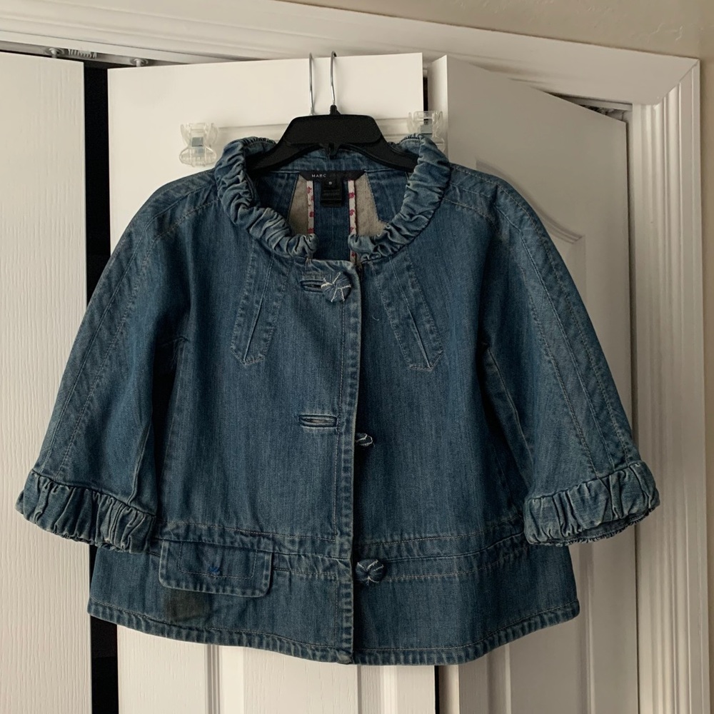 Marc Jacob’s Denim Peplum/Poncho Jacket
